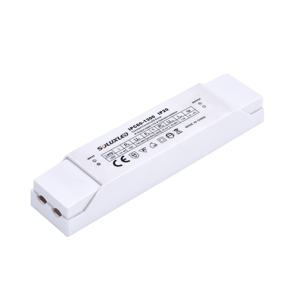 LED Driver 60W 1300mA Efficiency 90% Low Ripple with PF>0.95 for LED Quantum Board Module