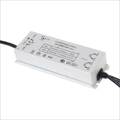 200W OEM ODM 調光可能な街路照明定電流 LED ドライバ (サージ保護付き)